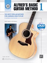 Alfred's Basic Guitar Method, Book 1 Guitar and Fretted sheet music cover Thumbnail
